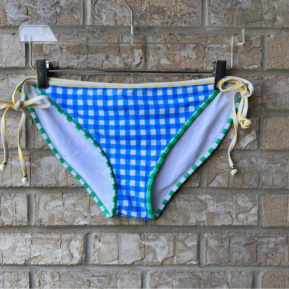 Vineyard Vines Party Gingham String Bikini Bottom